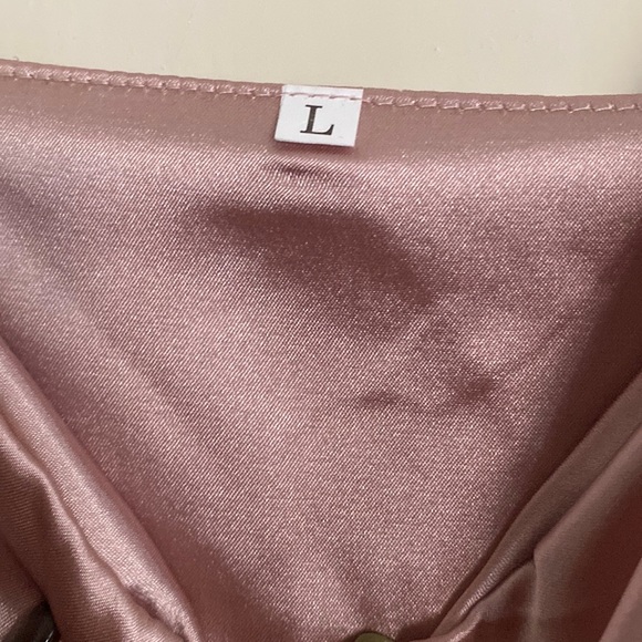 Blush Satin dress. - Picture 3 of 3